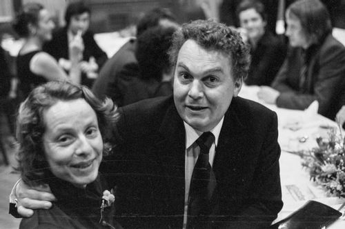 Der Kunsthistoriker Hans Christoph von Tavel mit seiner Frau Maria von